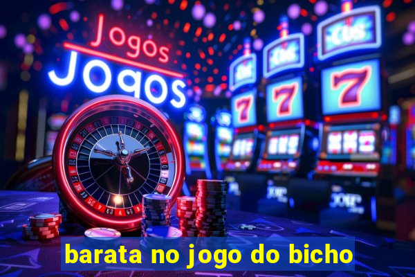 barata no jogo do bicho